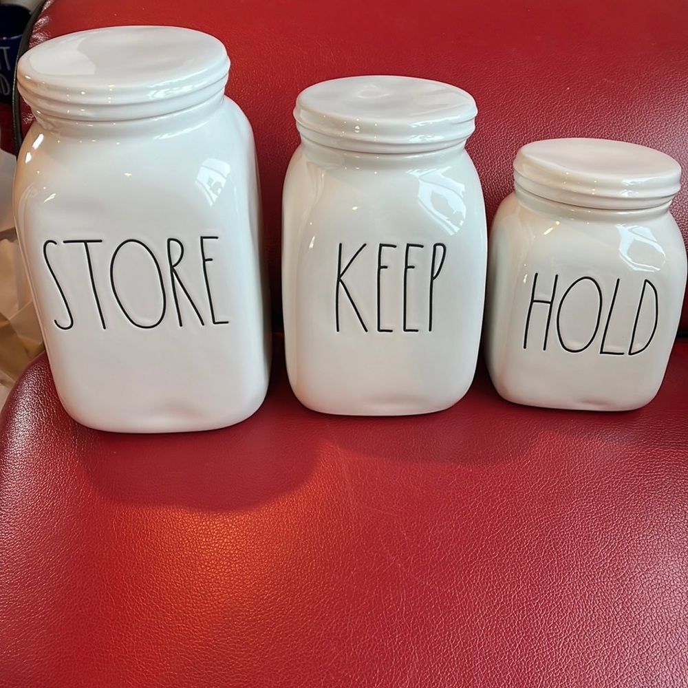 New Rae Dunn canister set